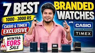 Thumbnail: 7 Best Watch From 1000-3000 RS (With Links) | 4.5+ Ratings ⭐️| MYNTRA EORS SALE 2026 🎁