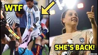 Thumbnail: WORLD CUP DRAMA! MEN FIGHTING...ARE WE SURPRISED?! SAM KERR BACK IN NY!! ALEXIA IN LONDON!