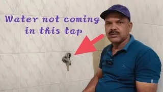 Thumbnail: How to fix water block in water tap | Water not coming in faucets 