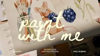 Thumbnail: Relaxing Paint with Me ✿ Full Watercolor Painting Process