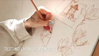 Thumbnail: Testing Oil Pencils on Strathmore 400 series Paper ✦ Full Drawing Process