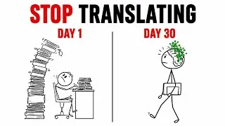 Thumbnail: Stop Translating and Learn to Think in English