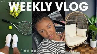 Thumbnail: Week Vlog ♡ home updates, entering the medical field, trying tennis, skin care routine & more 