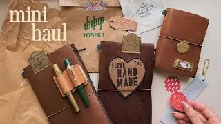 Thumbnail: Stationery Haul 🤎 Yoseka Stationery / The Superior Labor + my current traveler's notebook setup