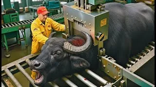 Thumbnail: Inside the World’s Most Advanced Buffalo Factory (2026) | Automated Milk to Mega Profits