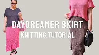 Thumbnail: Daydreamer skirt knitting tutorial