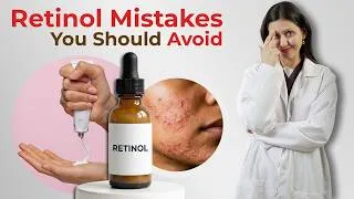Thumbnail: Retinol Truths: Benefits, Side Effects & What Actually Works || Dr. Sarin || #retinol #retinolserum