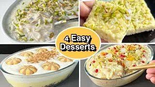 Thumbnail: 4 Easy Dessert Recipes That any one can make in Minutes 😍