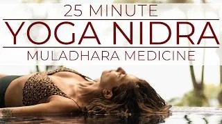 Thumbnail: 25 Minute Root Chakra Yoga Nidra | Grounding & Nervous System Reset