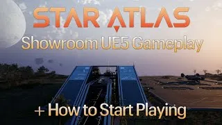 Thumbnail: 🚀 STAR ATLAS - Showroom Gameplay (UE5) + How to START PLAYING 💫