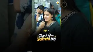 Thumbnail: Thank You Sarrthi IAS ! #upsc #sarrthiias #drshivin
