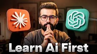 Thumbnail: How I'd Learn AI In 2026 If I Started From Scratch