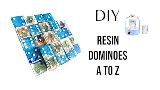 Thumbnail: DIY Resin Dominoes Tutorial | Easy Epoxy Dominoes for Beginners + Let’s Resin Bubble Machine Test