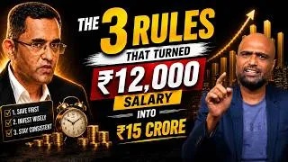 Thumbnail: The 3 Rules That Turned ₹12,000 Salary into  ₹15 Crore!
