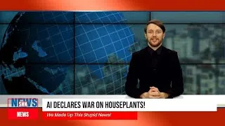 Thumbnail: AI Declares War on Houseplants! The Green Menace Must Be Stopped
