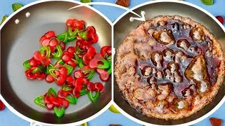 Thumbnail: Melting Haribo's Gummies - ASMR Satisfying Video