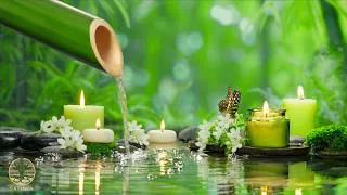 Thumbnail: Soothing Relaxation Music + Bamboo Water Fountain 🌿 Sleeping Music for Deep Sleeping, Stress Relief