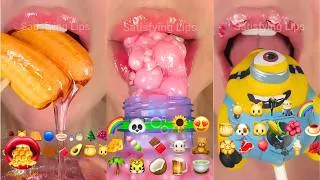 Thumbnail: 2 Hours Of ASMR Satisfying Eating Emoji Food Challenge