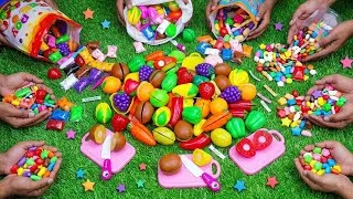 Thumbnail: Relaxing ASMR Fruit Cutting Candy Color Matching | Oddly Satisfying Sounds #asmr #satisfying #viral