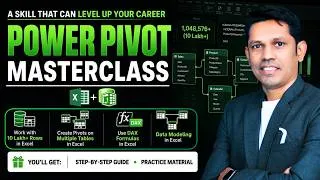 Thumbnail: Excel Power Pivot Masterclass in Hindi | Beginner to Advanced + DAX