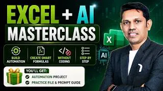 Thumbnail: Excel AI Masterclass 2026 | Learn Excel Automation & Formulas with ChatGPT
