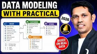 Thumbnail: ⚡ Power BI Data Modeling in 20 Minutes | Complete Guide
