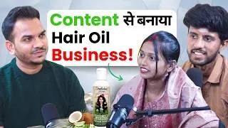 Thumbnail: This Creator Couple Selling Hair Oil Through Their YouTube Channel | Story of DeepSuhani