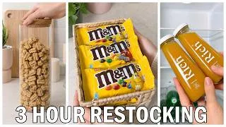 Thumbnail: 3 Hours of Satisfying Restocking ASMR ✨| Aesthetic & Relaxing Restocking Videos to Help You Sleep