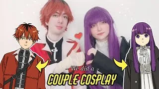 Thumbnail: I forced my boyfriend to COSPLAY with me! 😈