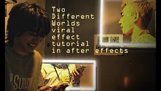Thumbnail: How to make this Viral Effect for sad edits | Two Different Worlds Edit Tutorial in After Effects
