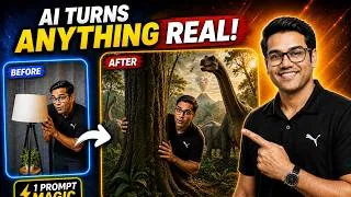 Thumbnail: AI Turns Anything Into REAL! 🤯 One Prompt Magic (Gemini AI)  #googleflow  #flowai  #geminiomni