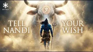 Thumbnail: Tell Nandi Your Wish — He Will Carry It to Shiva 🐂 | Nandi Mantra | Sawan Special