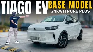 Thumbnail: Finally! 2026 Tata Tiago EV Facelift Base Model Is Here😱 | Tiagoev Pure Plus Range? | Tiagoev Review