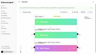 Thumbnail: Create & run a workflow from scratch - BrowserAgent