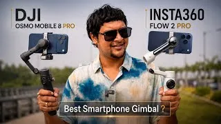 Thumbnail: DJI Osmo Mobile 8P Vs Insta360 Flow 2 Pro | Best Gimbal for Smartphone ? | Detailed Review