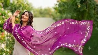 Thumbnail: floral 🌸embroidery 🧵Kadai kurti🪡 set. Most elegant kurta suit design .Sundar collection