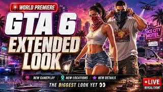 Thumbnail: GTA 6 EXTENDED LOOK Is Coming?! Everything We’re About to See 👀🔥