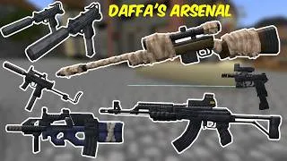Thumbnail: Daffa's Arsenal - Complete Addon Showcase | TaCZ Minecraft