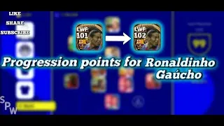 Thumbnail: Progression points for 102 rated Ronaldinho Gaúcho |eFootball 2023 |SaVioR PES WORLD|