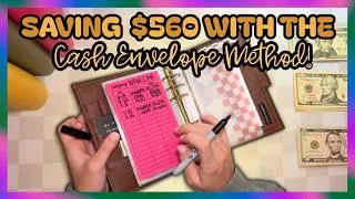 Thumbnail: ☆ Cash Stuffing $560 into my budget using the CASH ENVELOPE METHOD ☆