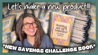 Thumbnail: Small Business Owner WORK WITH ME!!!💖 Finishing up my new SAVINGS CHALLENGE BOOK!