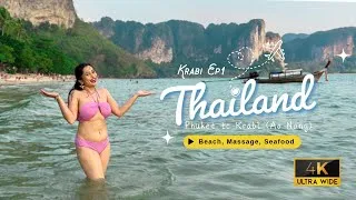 Thumbnail: Krabi, Thailand 🇹🇭 - Secret Beaches 🏝️, Massages 💆‍♀️ & Island Hopping! ⛵ | EP 1