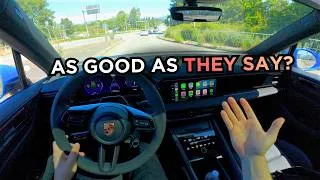 Thumbnail: I Drove a Porsche for the First Time | 2026 Cayenne GTS and Macan EV GTS (POV)