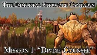 Thumbnail: The Immortal Struggle Campaign - Mission 1: "Divine Counsel" | AOM Retold