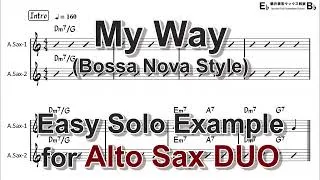 Thumbnail: I'm Old Fashioned  - Easy Solo Example for Tenor Sax