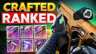 Thumbnail: Ranking the Top 10 Crafted Weapons in Destiny 2's FINAL Update!