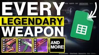 Thumbnail: Where to Find EVERY Legendary Weapon in Destiny's FINAL Update!