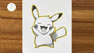 Thumbnail: How to draw Pikachu || Easy pikachu drawing tutorial for beginners || how to draw anime step by step