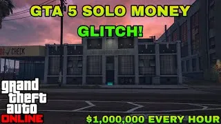 Thumbnail: GTA 5 AFTER PATCH EASY SOLO MONEY GLITCH IN GTA ONLINE! 2 MILLION PER HOUR (UNLIMITED MONEY GLITCH)