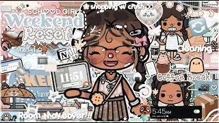 Thumbnail: WEEKEND RESET Routine in NYC 🎀🗒🎧 ||voiced🎙||Toca Boca Life World Roleplay 🥯💗🍙 ୭. ᐟ